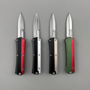Coltello da Campeggio Pieghevole Glykon T/E Apocalyptic Standard in Acciaio Inossidabile con Pulsante, Lunghezza Totale 225mm, Spessore Lama 2.9mm, OEM - Product Image 1