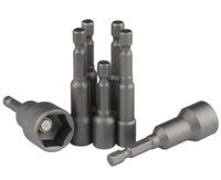 Jeu de douilles à chocs magnétiques YPH OEM/ODM, métriques 6mm~19mm, adaptateur de perceuse à queue hexagonale 6.35mm