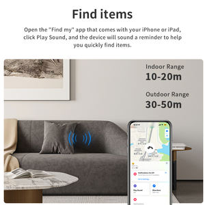 Localizador Inteligente Mini para <span class=keywords><strong>Apple</strong></span> Find My, Rastreador GPS, Localizador de Objetos Perdidos, Teléfono Móvil, Mascotas, Niños, Sistema IOS, Smart Air Tag, Smart Tag - Product Image 4