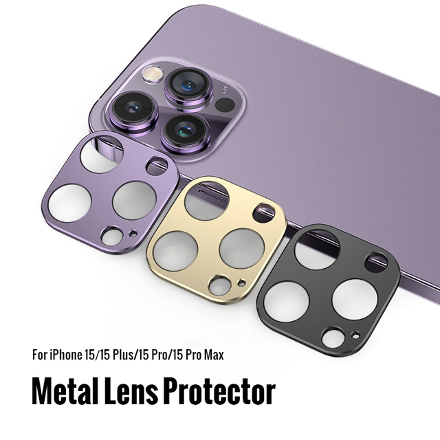 AR Coating Metal Camera Lens Protector Tempered Glass Film Anti Scratch HD Protection for iPhone 15 16 17 Series