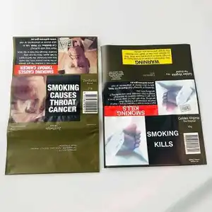Normas australianas Walter 25g 50g especias cigarro tabaco hojas paquete bolsa con ziplock packagine Mylar bolsas