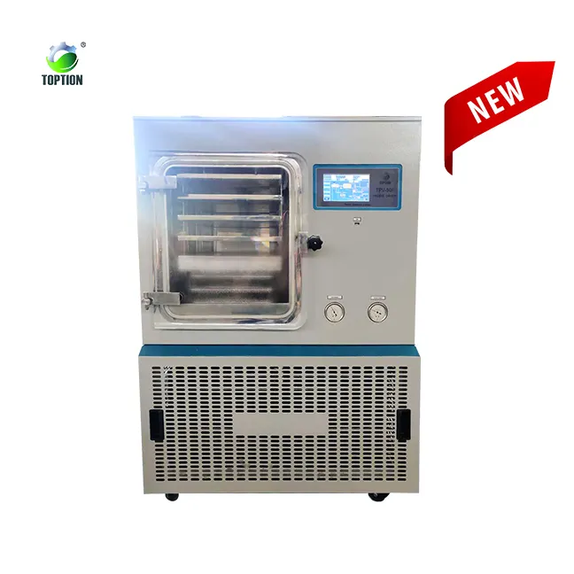 Máquinas de secagem por congelamento a vácuo para laboratórios industriais de ervas secas de alta qualidade 15KG/24h
