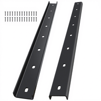 Support en acier profilé en C pour meubles, renfort dissimulé pour plateau de table en bois massif, épaississeur robuste pour le travail du bois DIY