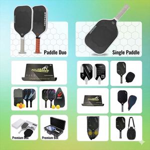 Custom Logo Pickle Ball <b>Racket</b> Set Foam Core Carbon Fiber <b>Pickleball</b> Equipments <b>Pickleball</b> Racquet 2 <b>Rackets</b> 4 Balls with Bag - Product Image 6