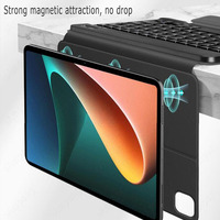 Casing Tablet Pintar Penutup Mi Pad 5 11, Sarung HP Magnetik Ramping dengan Keyboard untuk Xiaomi Pad 5 Pro 11 2021