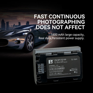 FB NP-FZ100 ชาร์จกลางแจ้งแบตเตอรี่ลิเธียมกล้องวิดีโอแบตเตอรี่กล้องสําหรับ <span class=keywords><strong>Sony</strong></span> A7m3 A7c A7R3 A7s3 <span class=keywords><strong>A7R4</strong></span> A7M4 7RM3 A9M2 A - Product Image 2