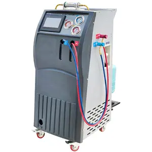 Nova Auto Ar Condicionado Reciclagem Recarga Flushing Refrigerante AC Recuperação Máquina com Certificado CE
