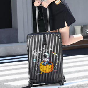 กระเป๋าเดินทางแบบแข็งลายการ์ตูนอนิเมะ ขนาด 24 นิ้ว ปิดซิปพร้อมกุญแจล็อค สำหรับเด็กและผู้ใหญ่ ฤดูใบไม้ผลิ 2025 - Product Image 2