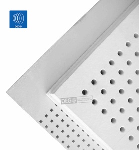 Mattonelle del soffitto del gesso del foro del cerchio decorativo giaceva <span class=keywords><strong>in</strong></span> 600x600 bianco bordo quadrato della fabbrica soffitto diretto <span class=keywords><strong>in</strong></span> <span class=keywords><strong>cartongesso</strong></span> - Product Image 4