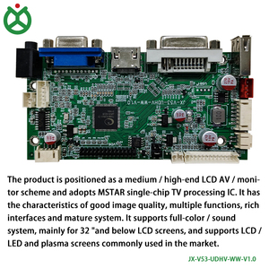 HD mi DVI VGA <span class=keywords><strong>USB</strong></span> CVBS <span class=keywords><strong>LCD</strong></span> LVDS Monitor điều khiển hỗ trợ dưới đây 55 "độ phân giải màn hình max1920 * 1080 Dễ dàng cập nhật firmware bằng <span class=keywords><strong>USB</strong></span> - Product Image 3