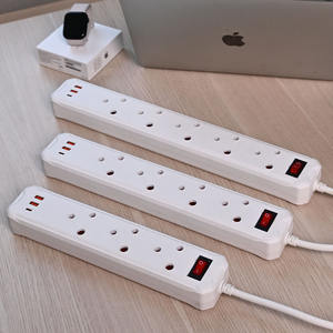 Tira de alimentación de 4 vías de nuevo diseño sudafricano, <span class=keywords><strong>16</strong></span> <span class=keywords><strong>amperios</strong></span>, tipo sudafricano, 4 salidas, tomas de corriente controladas por USB y tipo C - Product Image 6