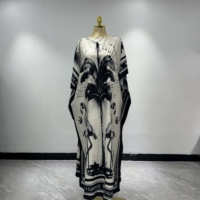 Nouvelle Robe Longue Bubu Africaine Imprimée pour Femme, Tendance 2026, en Polyester Respirant, Ample et Décontractée, Style Ethnique, Idéale pour les Fêtes Estivales