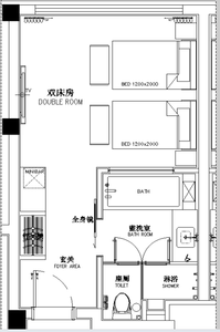 เฟอร์นิเจอร์ AJJ-DJ045ส่งตรงจากโรงงานเฟอร์นิเจอร์ห้องนอนคุณภาพสูงสำหรับโรงแรมริมแม่น้ำ - Product Image 5