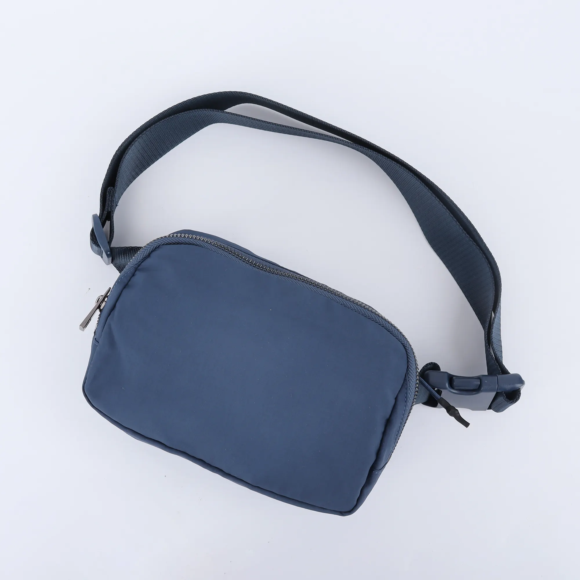 Nueva tendencia personalizar rectángulo Nylon Crossbody cintura ligera Yoga Fanny Pack mujeres hombres en todas partes correr Bum Belt Bag