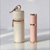 Étui de protection en cuir PU tendance pour rouge à lèvres, parfum et fragrance, pochette à rouge à lèvres, pochette à gloss, pochette à clés, porte-clés