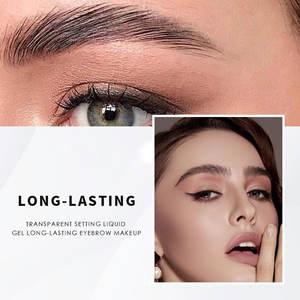 Gel de cera de cejas vegano Natural, Gel de congelación transparente con cepillo de jabón suave, maquillaje de cejas resistente al agua de larga duración, sin etiquetado de logotipo - Product Image 3