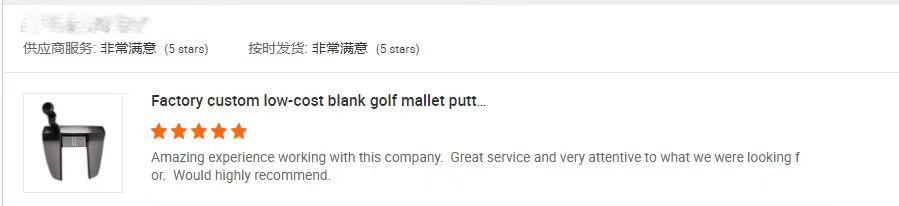OEM high quality left and right hand 52 56 60  stainless steel CNC golf wedge