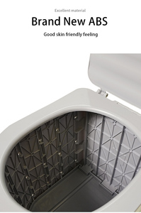 Toilettes portables miniatures pour camping-car et extérieur, urinoir d'urgence avec abri amovible et couvercle pliable, design moderne pour les voyages des personnes âgées - Product Image 5