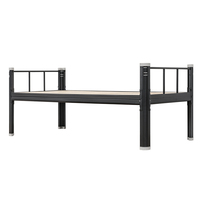 Lit simple en métal pour dortoir scolaire, nouveau design, mobilier d'intérieur économique
