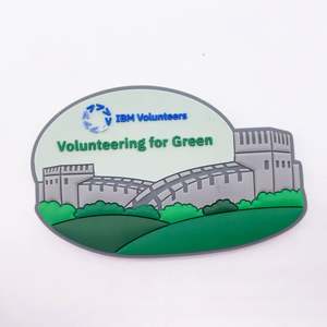 Aimant de réfrigérateur souvenir de voyage personnalisé, aimant de réfrigérateur en caoutchouc PVC céramique personnalisé pour différents pays - Product Image 2