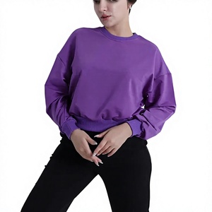 เสื้อสเวตเชิ้ตคอเต่าผ้าฟลีซผสมคอตตอน/โพลีเอสเตอร์สำหรับผู้หญิงไซส์ใหญ่ ระบายอากาศได้ดี เหมาะสำหรับฤดูใบไม้ผลิ/ฤดูใบไม้ร่วง เสื้อผ้าลำลองแบบสปอร์ตสำหรับผู้ใหญ่ - Product Image 1