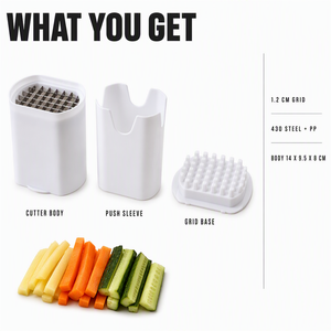 Coupe-légumes manuel en gros pour bâtonnets de pommes de terre, carottes et concombres, idéal pour restaurants, hôtels et services de traiteur - Product Image 3