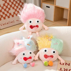 Muñeco de Peluche HECION, Adorable y Divertido, con <span class=keywords><strong>Ojos</strong></span> Grandes, de Algodón, Suave, para Colgar en el Bolso, Regalo para Niños, Decoración - Product Image 2