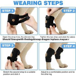 Winter Pet Dog Knee Joint Brace ACL Lágrima e Luxação Proteção Reabilitação Ajuda para Sala de estar Uso - Product Image 4