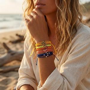 Pulsera de Nudos Tejida a Mano Resoul, Pulsera de Macramé con Cuerda Trenzada Infinita, Minimalista para Mujeres y Hombres, Regalo de Amistad - Product Image 3