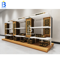 Présentoir double face personnalisé à chaud magasin de tissus de couette haute visibilité supports d'installation de vêtements Chine vente en gros