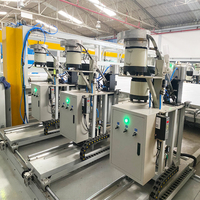 Machine de fabrication de géomembrane PE Machine de fabrication automatique de pare-soleil d'auvent Machine à oeillet de couverture de pluie de bâche PE
