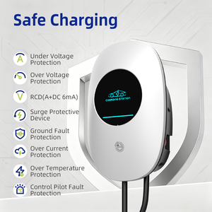 Chargeur mural AC pour véhicules <span class=keywords><strong>électrique</strong></span>s, nouvelle énergie, OEM/ODM, OCPP1.6 2.0.1, 32A Type 2, 22kW, station de <span class=keywords><strong>recharge</strong></span> pour véhicules <span class=keywords><strong>électrique</strong></span>s - Product Image 5