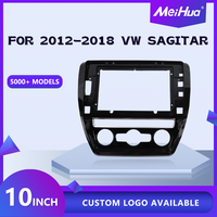 Meihua Cadre d'intégration autoradio 10 pouces pour VW SAGITAR 2012-2018, style populaire, kits d'intérieur