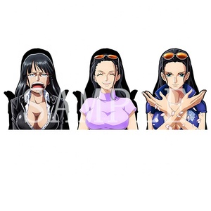 Décalcomanies de mouvement 3D Sexy, fille en pleurs, autocollants de voiture 3D lenticulaires imperméables, Manga, autocollants de fille mignonne pour bouteille d'eau, ordinateur portable - Product Image 1