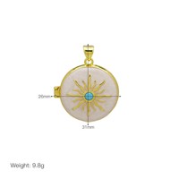 Boîte à pendentif photo en forme de cœur, cœur pêche, cœur étoilé, style mode, luxe léger, effet goutte d'huile, pour vente en gros