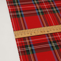 Jupe d'Uniforme Scolaire Motif Écossais Japonais Style Tartan Rouge sur Mesure Tissu 100% Coton à Carreaux Madras pour Enfants