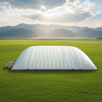 Stade sportif professionnel moderne à dôme gonflable et membrane pneumatique pour le football et l'utilisation en entrepôt