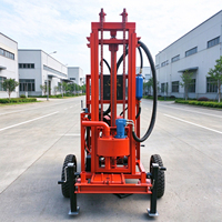 Machine de forage portable directe usine pour puits profonds de 200m à 300m, idéale pour les sources d'eau agricoles et la construction rurale