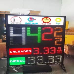गैस स्टेशन कस्टम डिजिटल मूल्य मॉनिटर के लिए नेतृत्व चैनल लेटर टॉवर प्राकृतिक गैस मौसम प्रतिरोधी स्मारक संकेत - Product Image 3