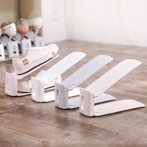 Giá giày hai lớp có thể điều chỉnh với phân vùng tiết kiệm không gian hộ gia đình tổ chức để lưu trữ giày & Giá đỡ - Product Image 1