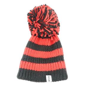 Bonnet d'hiver tricoté au crochet avec grosse pompon, logo personnalisé - Product Image 2