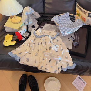 <span class=keywords><strong>Pigiama</strong></span> da Ragazza <span class=keywords><strong>in</strong></span> <span class=keywords><strong>Pile</strong></span> Autunnale Confortevole con Colletto Rovesciato, Maniche Lunghe e Pantaloni Lunghi, Design Cartoon - Product Image 6