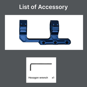 ขาตั้งกล้อง BANGBANG แบบ Cantilever สำหรับท่อขนาด 20 มม. ความสูงตรงกลาง 1.5 นิ้ว สำหรับกีฬากลางแจ้ง (ระยะห่างระหว่างขา 60 มม. สีฟ้า) - Product Image 4