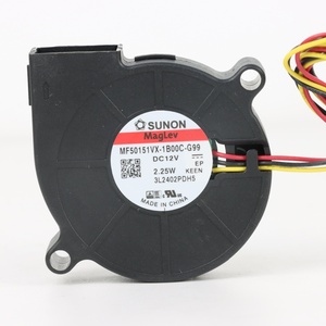 Sunon MF50151VX-1B00C-G99 51.7x51.6x15มม. 170mA 12VDC 2.25วัตต์6000รอบต่อนาทีพัดลมระบายความร้อนแบบ5.4CFM - Product Image 1