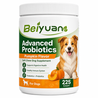 Friandises à mâcher molles probiotiques pour chiens avec huile de saumon pour le soutien digestif et immunitaire – Complément alimentaire pour la santé des animaux de compagnie, toutes races