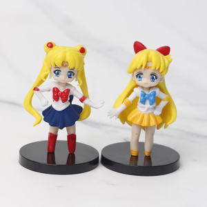 Figuras de Sailor Moon, Set de 6 unidades de figuras de PVC de Sailor Moon, personajes de dibujos animados de Sailor Moon - Product Image 4