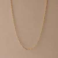 Collier pour femme EMANCO Fashion Y2K classique, chaîne en corde, acier inoxydable, plaqué or 14 carats, accessoires de bijoux de fiançailles, taille 50 cm