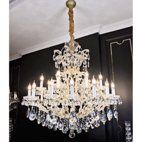 Lustre de Mariage de Luxe, Lustre d'Hôtel en Cristal, Suspension de Plafond pour Table à Manger, Lustre de Style Européen