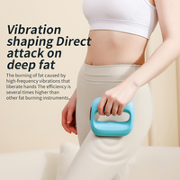 2-in-1 Faszienring-Massagegerät mit Gürtel, freihändige Vibrationsmassage für den ganzen Körper, 3 Modi für Taille, Bauch, Beine, Fettverbrennung
