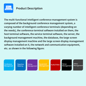 Terminal de Conferencia Inteligente Multifuncional para Votaciones, Operaciones sin Papel, Gestión de Oradores y Más. - Product Image 3